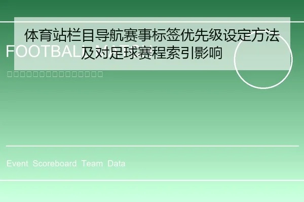 体育站栏目导航赛事标签优先级设定方法及对足球赛程索引影响 | leyu